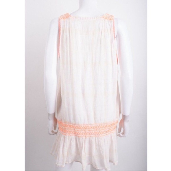 Free People Run With Me sleeveless dress in ivory combo, size L, EUC - Picture 4 of 8